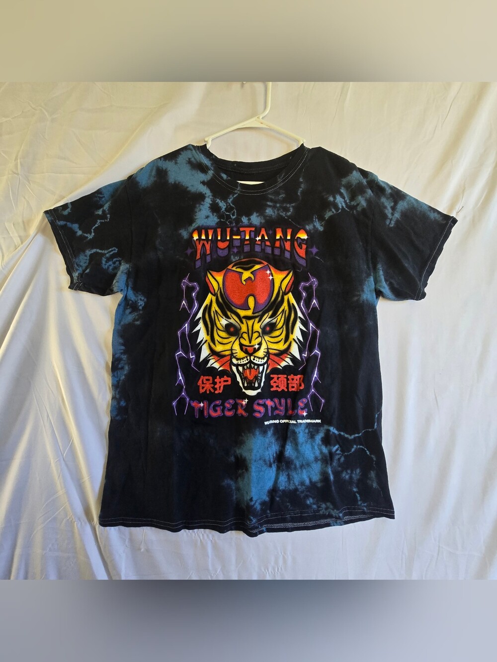 Wu-Tang Clan Tiger Style Tie Dye T-Shirt Size Size Small/ Med